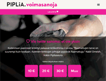 Tablet Screenshot of piplia.fi